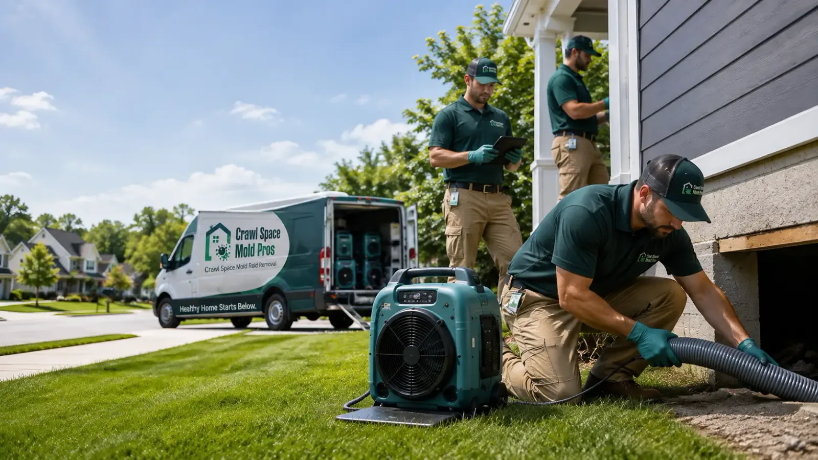 Crawl Space Mold Removal in Berne, NY